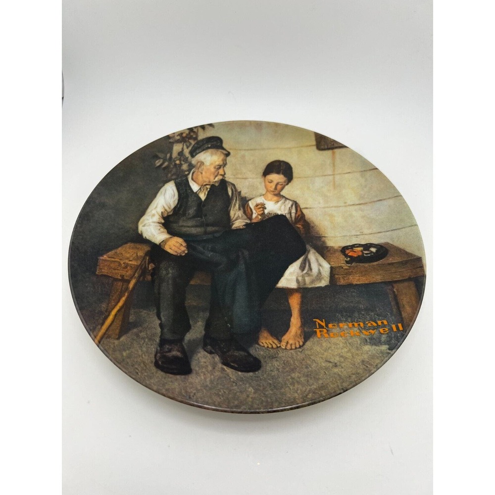 Vintage 1979 Norman Rockwell The Lighthouse Keeper's Daughter Collectible Plate